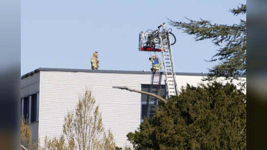 Feuerwehreinsatz bei der Firma elumatec.