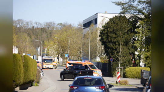 Feuerwehreinsatz bei der Firma elumatec.