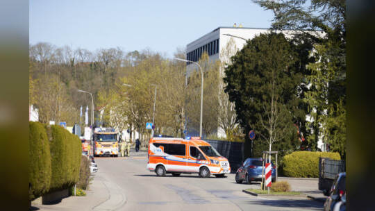 Feuerwehreinsatz bei der Firma elumatec.