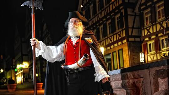 Als Nachtwächter führte Wolfgang Stier auch durch Calw. Jetzt ist der Höfener überraschend gestorben. Foto: JAN WALTER FOTODESIG