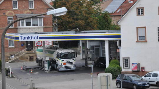 Diese Tankstelle in der Brettener Straße in Knittlingen ist schon häufiger ein Ziel von Überfällen geworden. Lutz