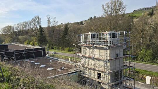 Die Auftragsvergabe für ein Gewerk beim Kelterner Feuerwehrhausneubau unterhalb vom Speiterling gestaltet sich als extrem schwie