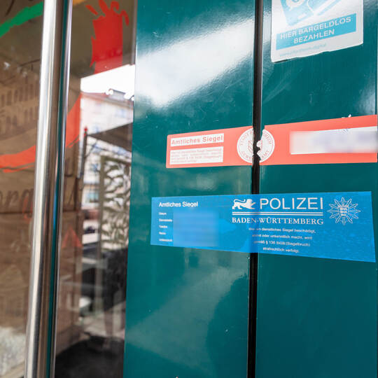 Zwangsschliessung Pizzaria Sedanplatz