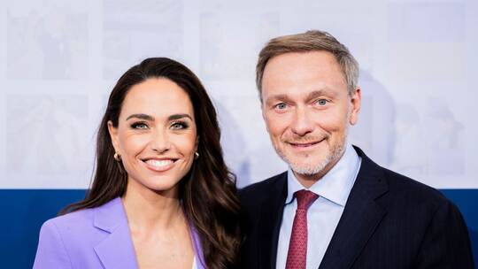 Franca Lehfeldt und Christian Lindner Franca Lehfeldt und Christian Lindner