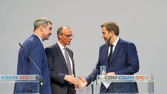 Koalitionsverhandlungen von Union und SPD abgeschlossen