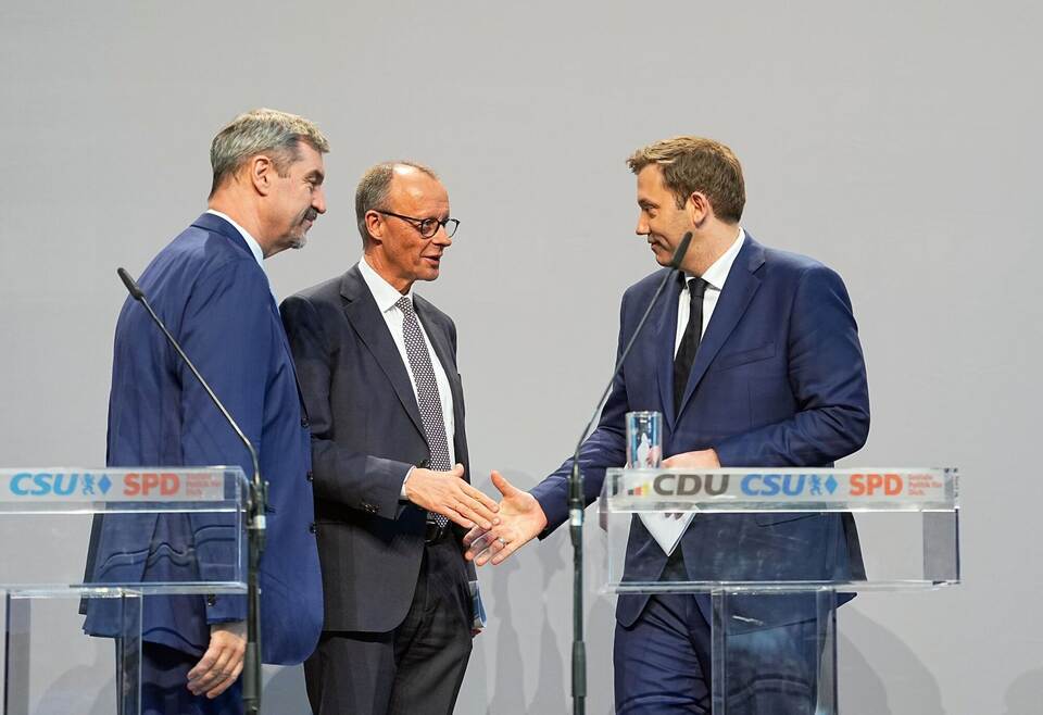 Koalitionsverhandlungen von Union und SPD abgeschlossen