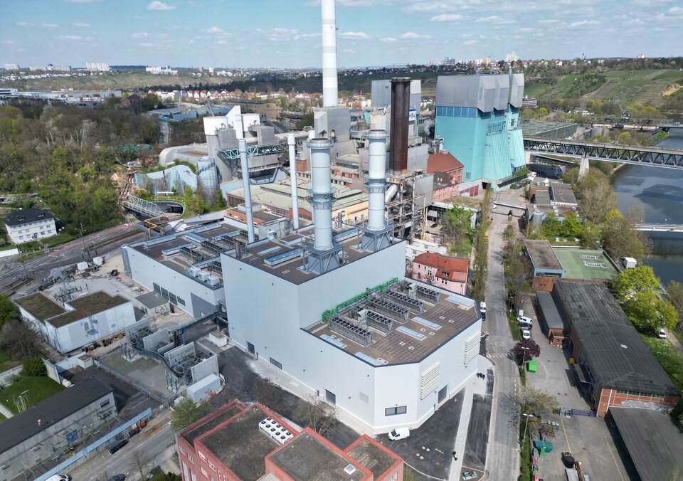 Neues wasserstofffähiges Gaskraftwerk der EnBW Neues wasserstofffähiges Gaskraftwerk der EnBW