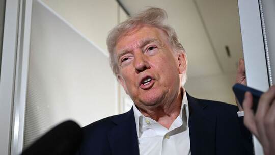 US-Präsident Trump unterwegs US-Präsident Trump unterwegs