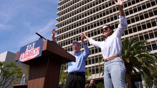 Demonstrationen gegen US-Präsident Trump - «Fighting Oligarchy»