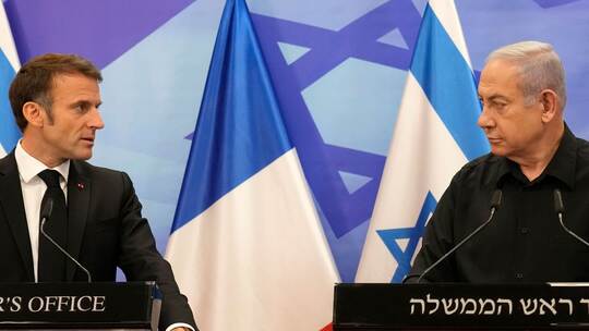 Frankreichs Macron und Israels Netanjahu