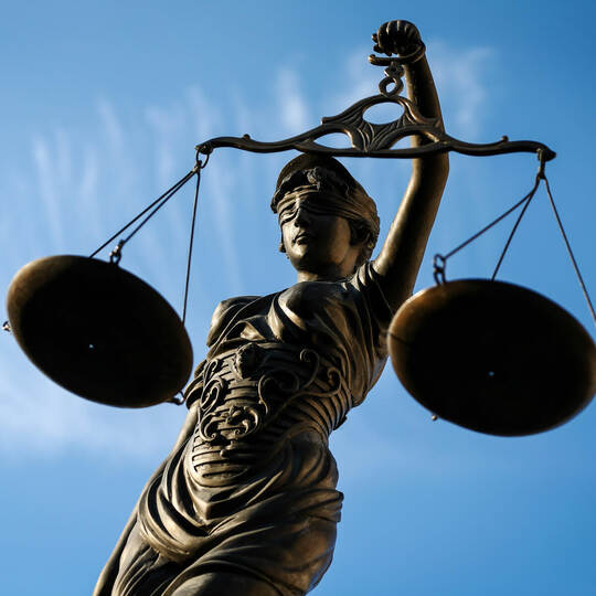 Statue der Justitia
