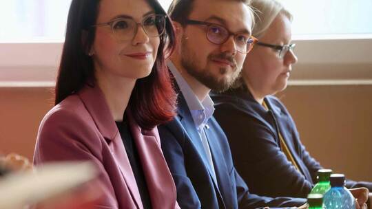 Die Landtagskandidaten der SPD: Annkathrin Wulff (Pforzheim) und Michael Hofsäß (Enzkreis).