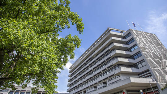 Rathaus Pforzheim Marktplatzbrunnen