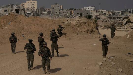 Israelische Soldaten im Gazastreifen Israelische Soldaten im Gazastreifen