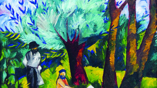 Natalia Gontscharowa, „Badende“. VG Bild-Kunst, Bonn, Bernd Fickert