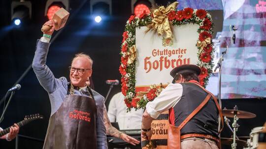 Stuttgarter Frühlingsfest - Fassanstich