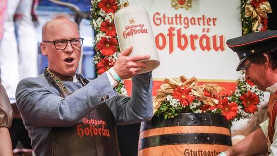 Stuttgarter Frühlingsfest - Fassanstich
