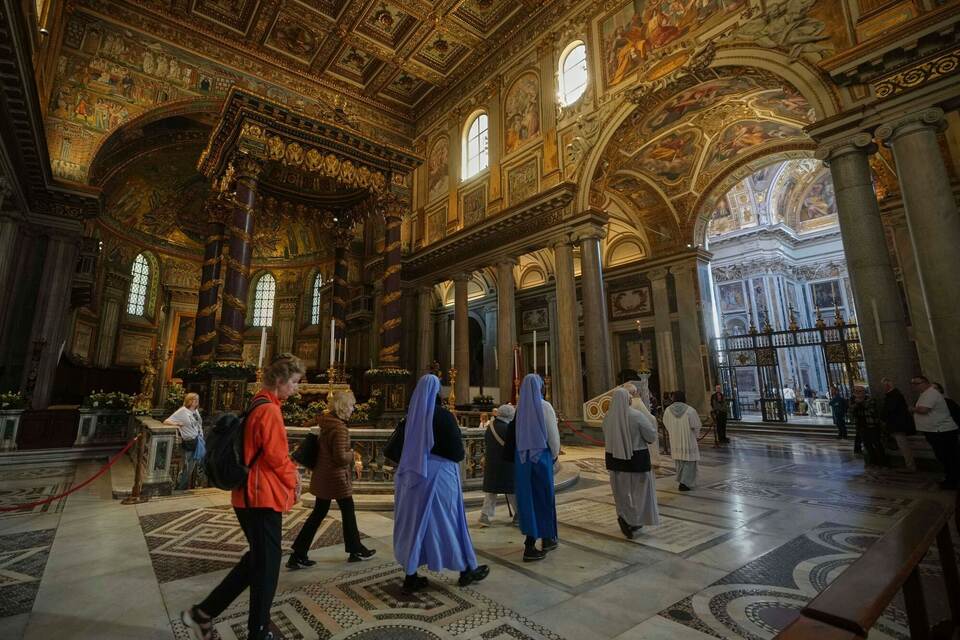 Papst Franziskus gestorben - Basilika Santa Maria Maggiore