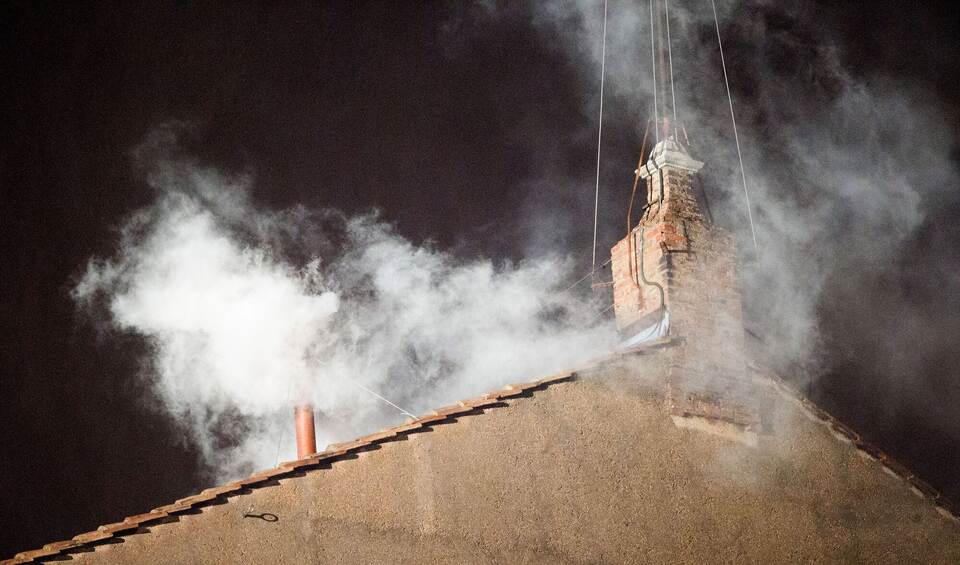 Weißer Rauch Vatikan