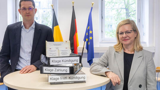Bei aller Digitalisierung: Das Arbeitsgericht Pforzheim bietet angesichts starker Zunahme an Fällen immer noch leicht zugänglich