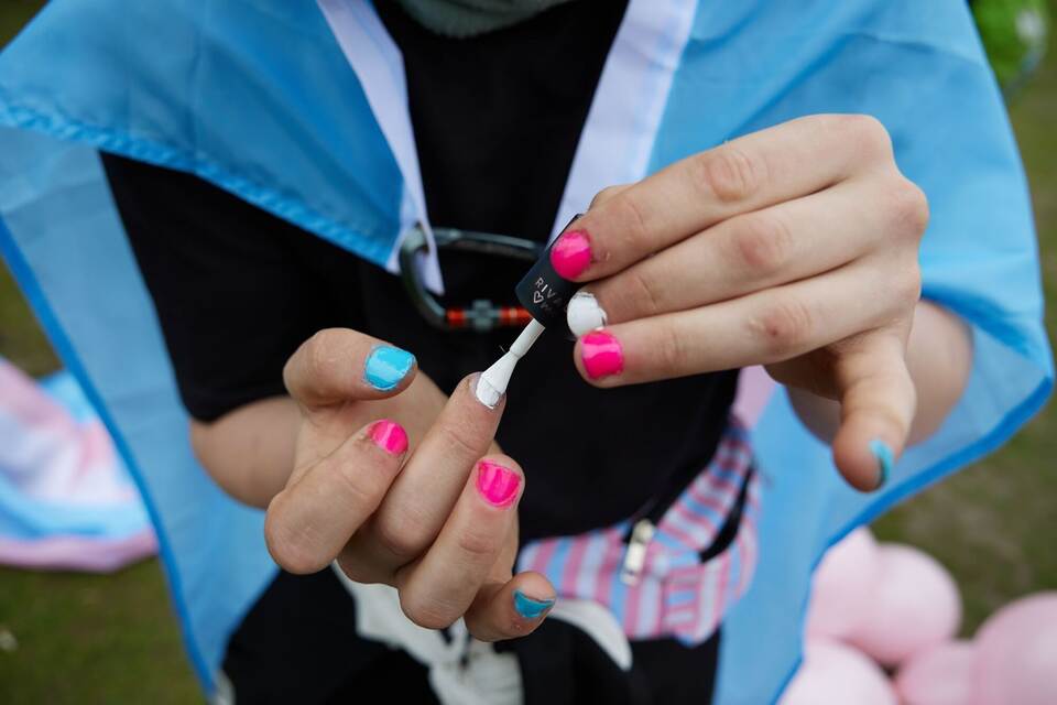 Protest gegen Selbstbestimmungsgesetz