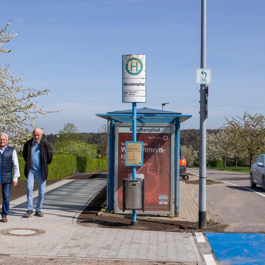 Fußgängerweg Kirschenpfad Haidach
