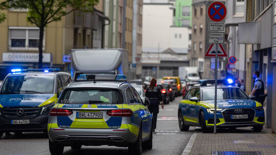 Polizei Einsatz Kiehnlestraße Goethestraße