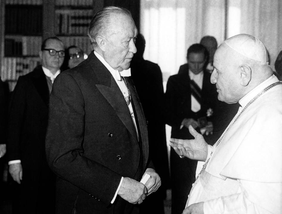 Adenauer zu Besuch beim Papst Johannes XXIII. Adenauer zu Besuch beim Papst Johannes XXIII.