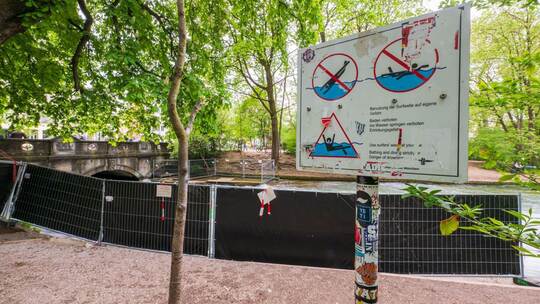 Eisbachwelle weiterhin gesperrt
