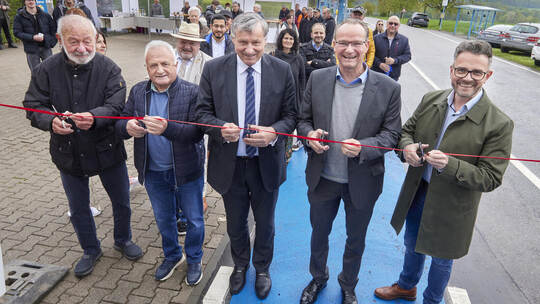 Einweihung Gehweg Kirschenpfad