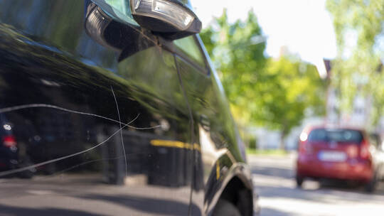 zerkratzte Autos Nordstadt