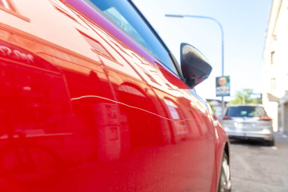 zerkratzte Autos Nordstadt