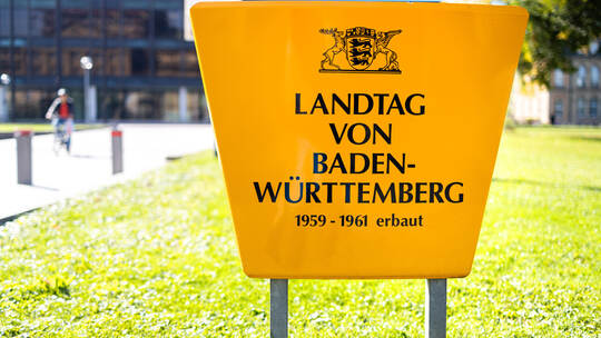stuttgart, Baden-Wuerttemberg, germany - 06 10 2023: the landtag of baden wuerttemberg