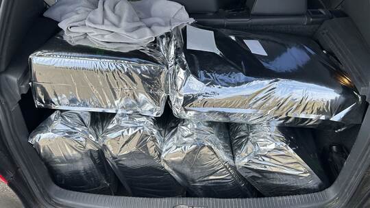 160 Kilogramm Cannabis in Auto gefunden