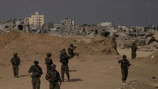 Israelische Soldaten im Gazastreifen Israelische Soldaten im Gazastreifen