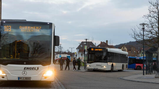 Mühlacker Busbahnhof Stadtbus