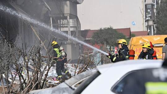 Wohnhaus-Explosion in China