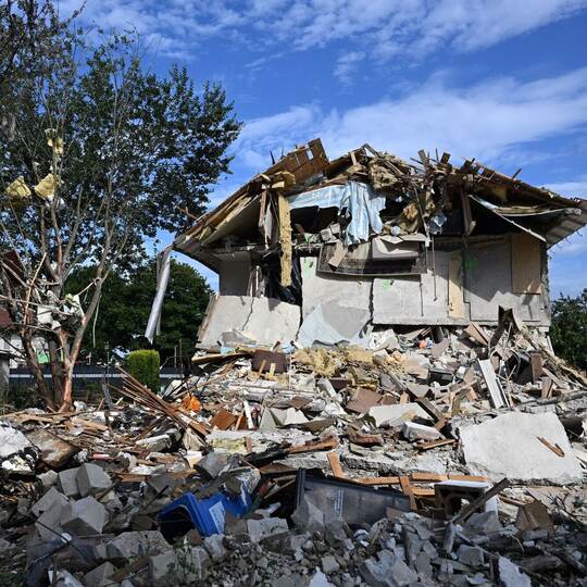 Reihenhaus in Memmingen eingestürzt