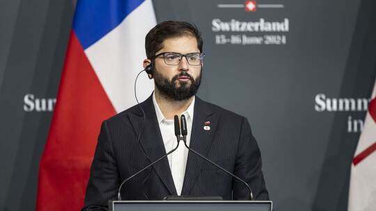 Präsident Gabriel Boric Präsident Gabriel Boric