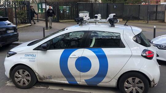 Scan-Autos spüren in Straßburg Parksünder auf Scan-Autos spüren in Straßburg Parksünder auf