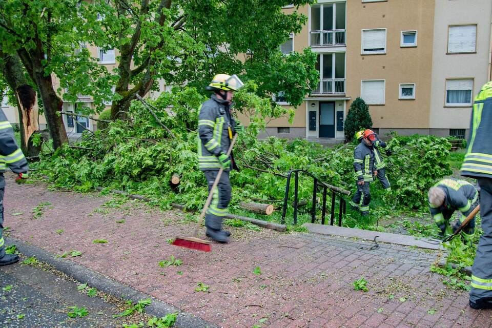 Unwetter in Hessen