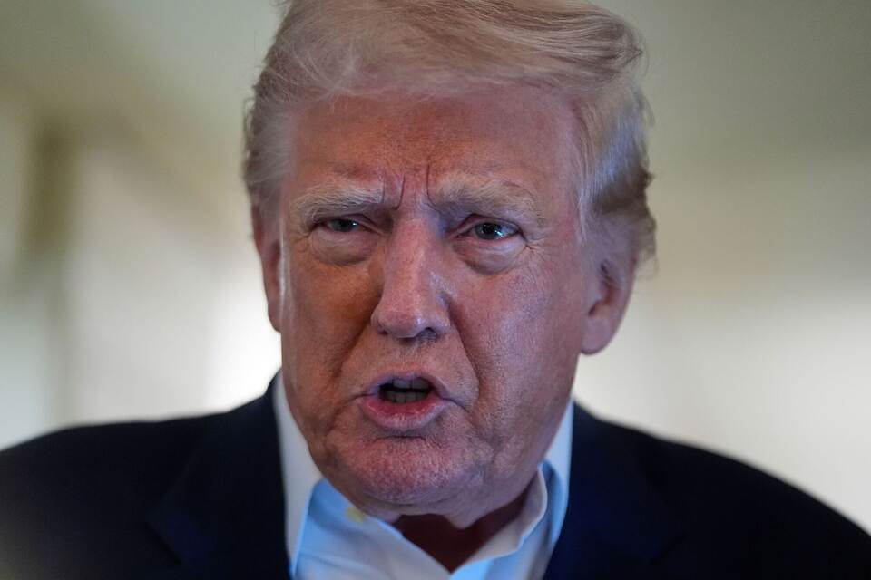 US-Präsident Trump unterwegs US-Präsident Trump unterwegs