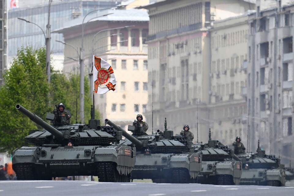 Vor dem Tag des Sieges in Russland