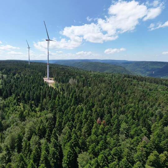 Windpark Langenbrand Waldrennach