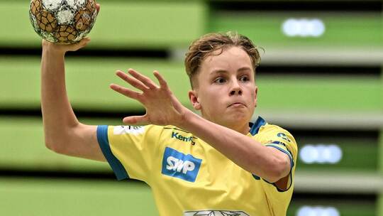 Pure Entschlossenheit: Magnus Edelmann peilt mit der SG-B-Jugend den Einzug ins DHB-Pokalfinale an. Foto: Archiv, Hennrich