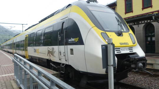 Der erste Verkehrstag für den MEX 17 a direkt von Stuttgart nach Bad Wildbad und zurück in diesem Jahr war der 1. Mai. Foto: Hei