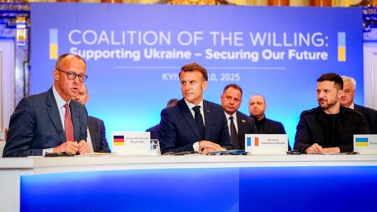 Merz, Macron, Starmer und Tusk in Kiew