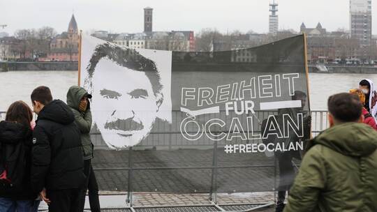 Demonstration unter dem Motto «Freiheit für Öcalan»