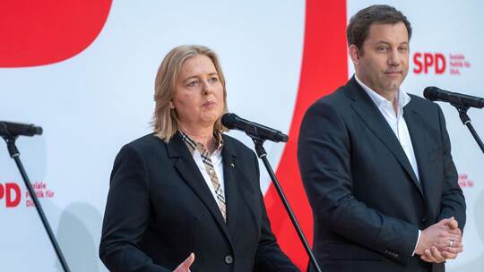 Gremiensitzung SPD - Pressekonferenz Bas Gremiensitzung SPD - Pressekonferenz Bas