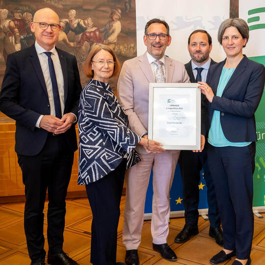 Verleihung des Europapreis der Europa-Union Baden-Württemberg